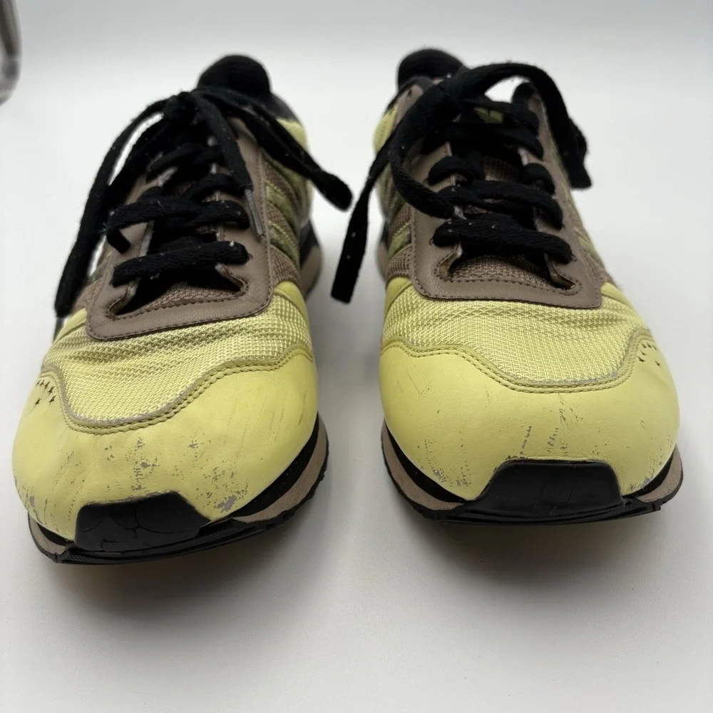 Vintage 2008 Adidas ZX 500 OG Yellow Brown Black 014906 Men's Size 10.5 Retro